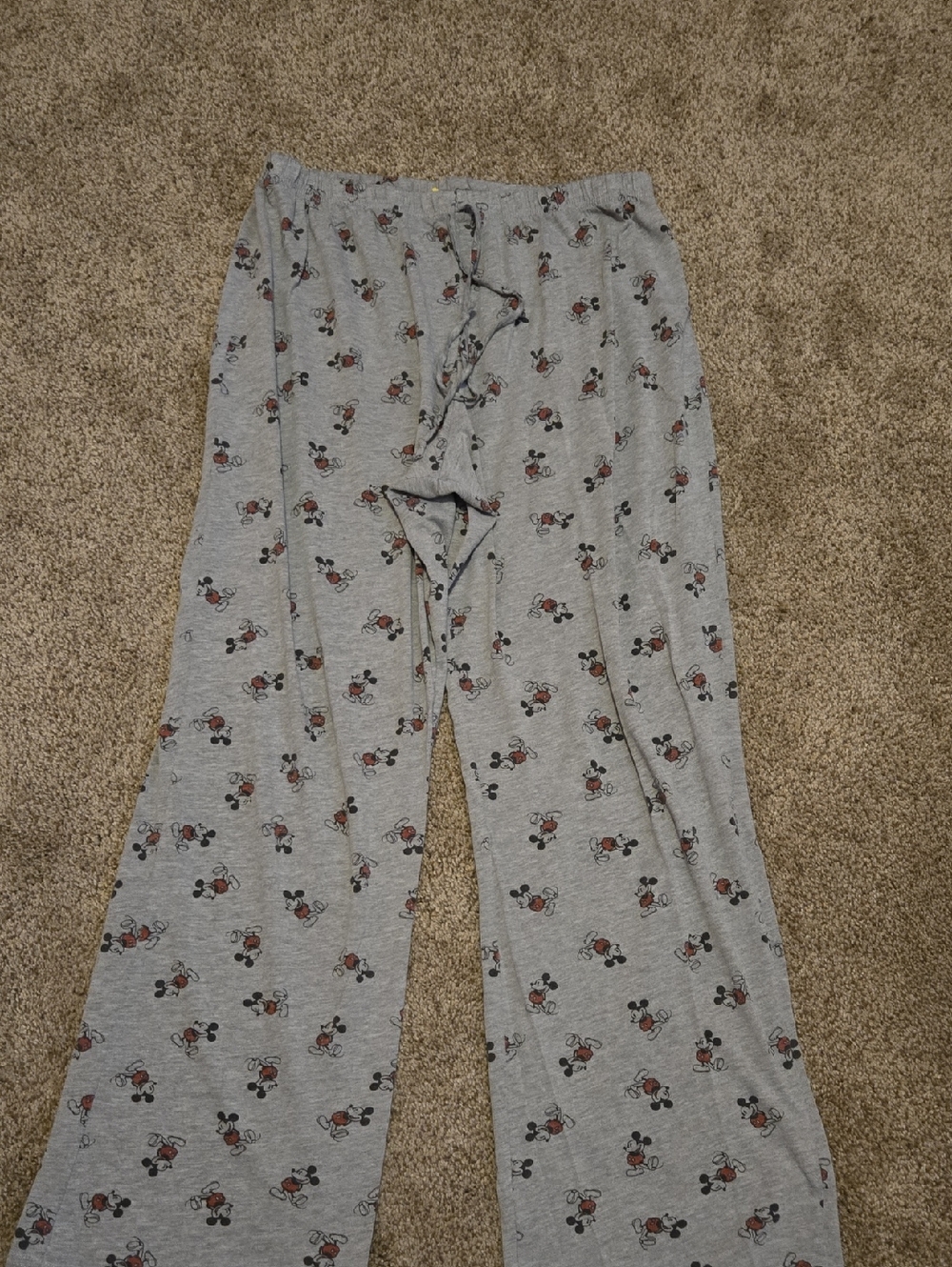 Disney Gray Mickey Mouse Pajama Pants